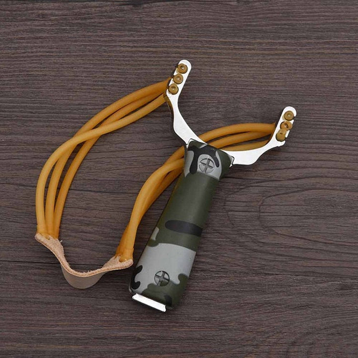 Stainless Steel Slingshot Outdoor Shooting Recreational Practice Gear