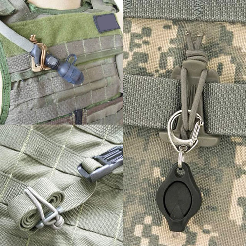 Nylon Carabiner Clips Outdoor Backpack Hanging Hooks