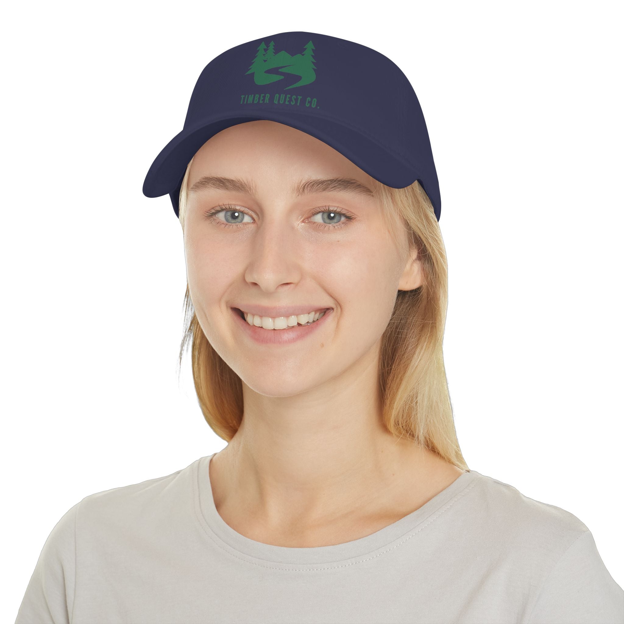 Low Profile Baseball Cap — Timber Quest Co. Trail Logo Hat