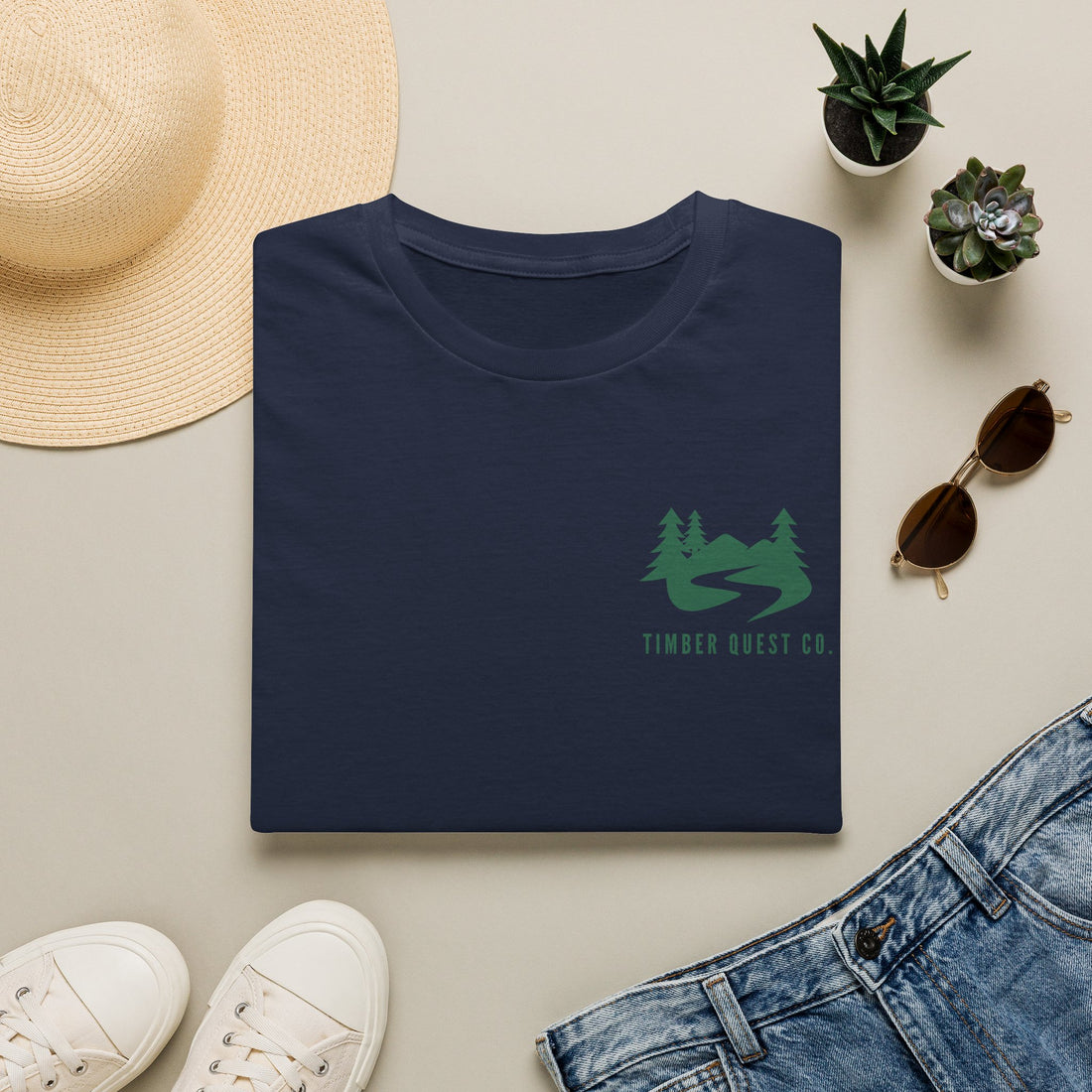 Timber Quest Co. Forest Logo T-Shirt