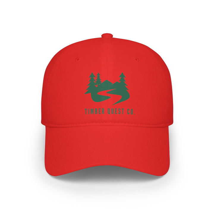 Low Profile Baseball Cap — Timber Quest Co. Trail Logo Hat