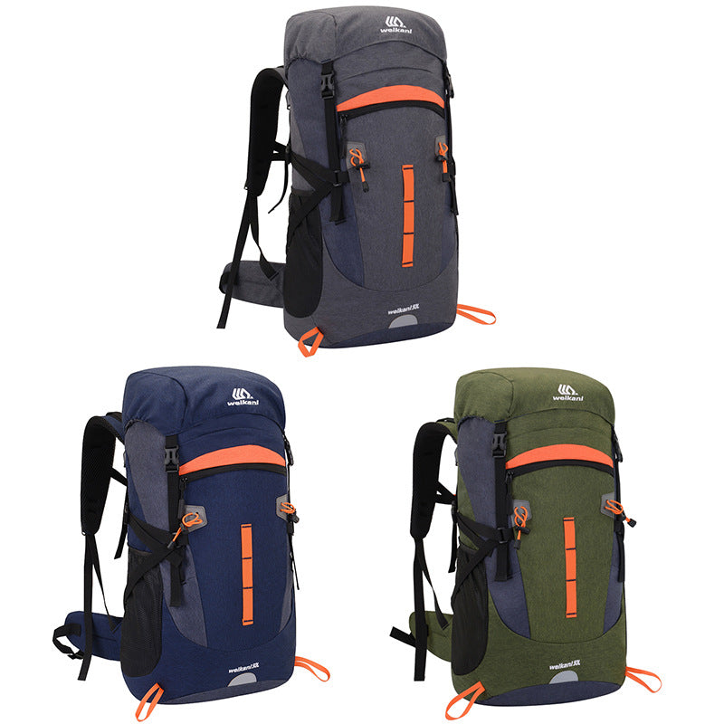 Men's Large Capacity Oxford Cloth Hiking Camping Backpack