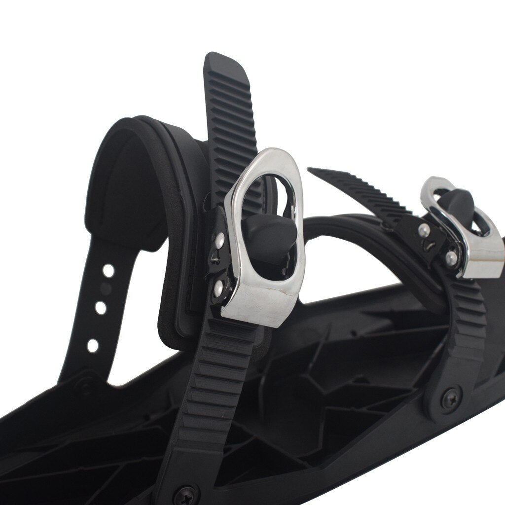 Adjustable Mini Snow Skis With Portable Bindings