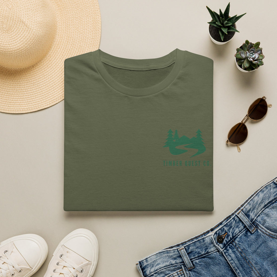 Timber Quest Co. Forest Logo T-Shirt