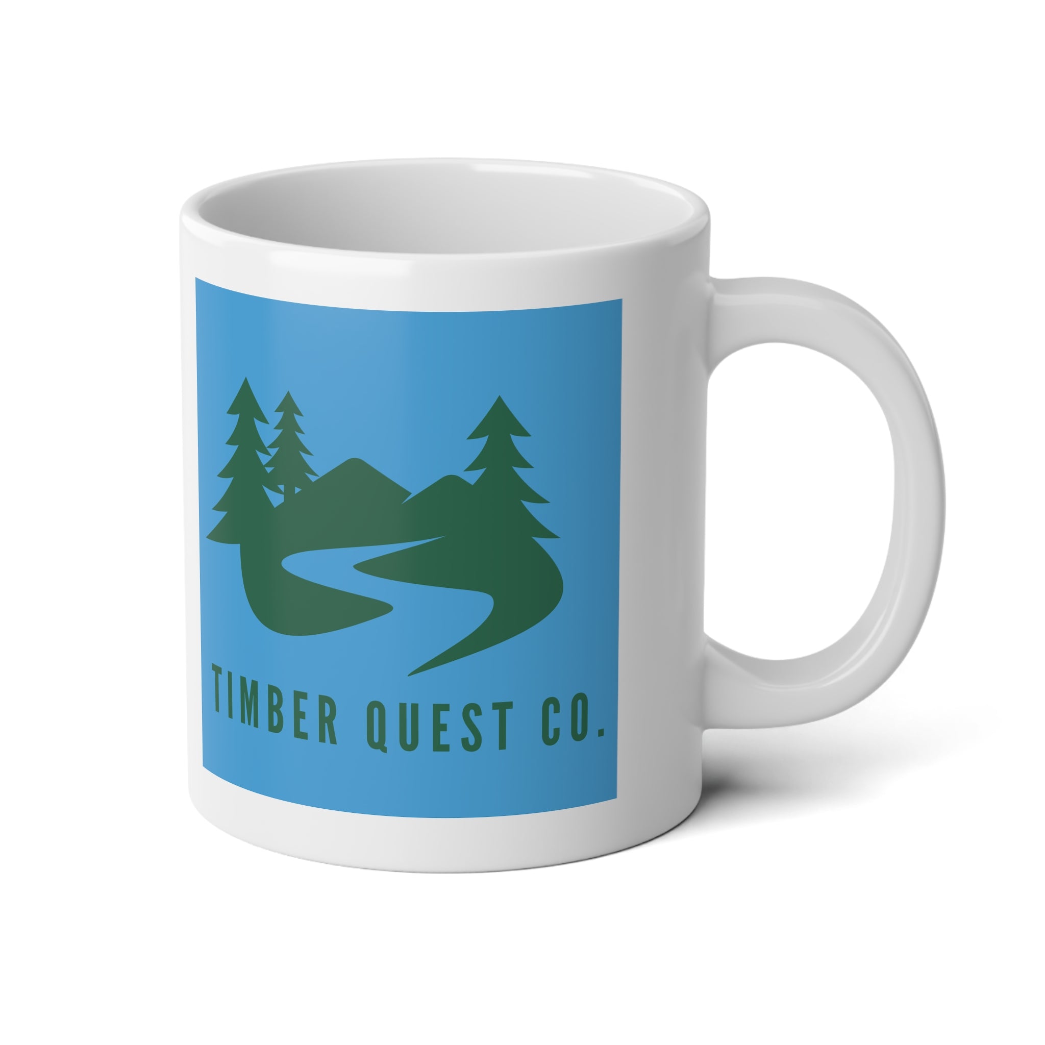 Timber Quest Co. 20oz Jumbo Mug — Large Camping Coffee Cup