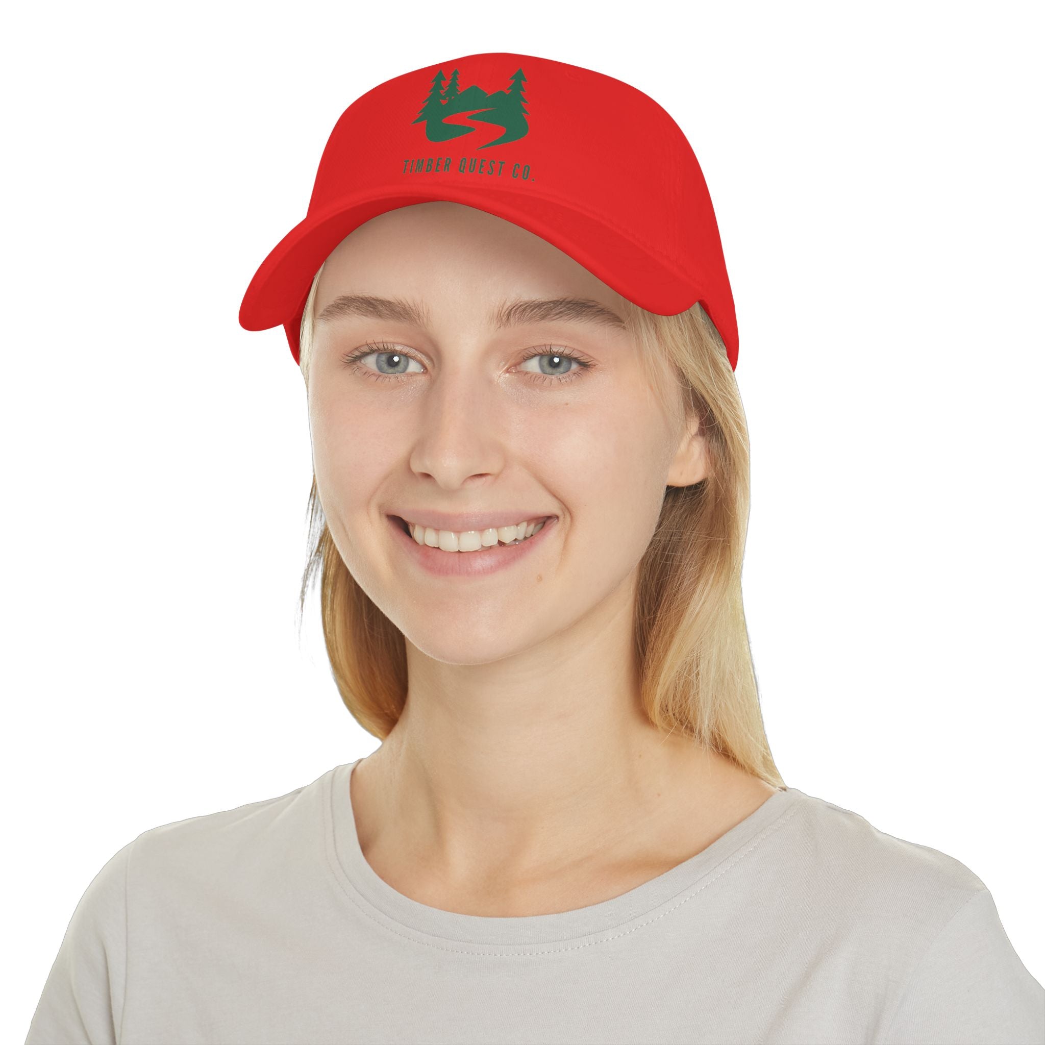 Low Profile Baseball Cap — Timber Quest Co. Trail Logo Hat