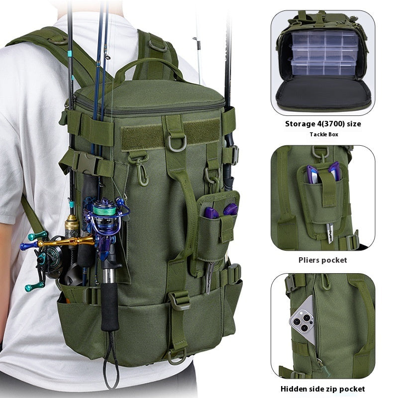 Multifunctional Waterproof Oxford Cloth Hiking Backpack