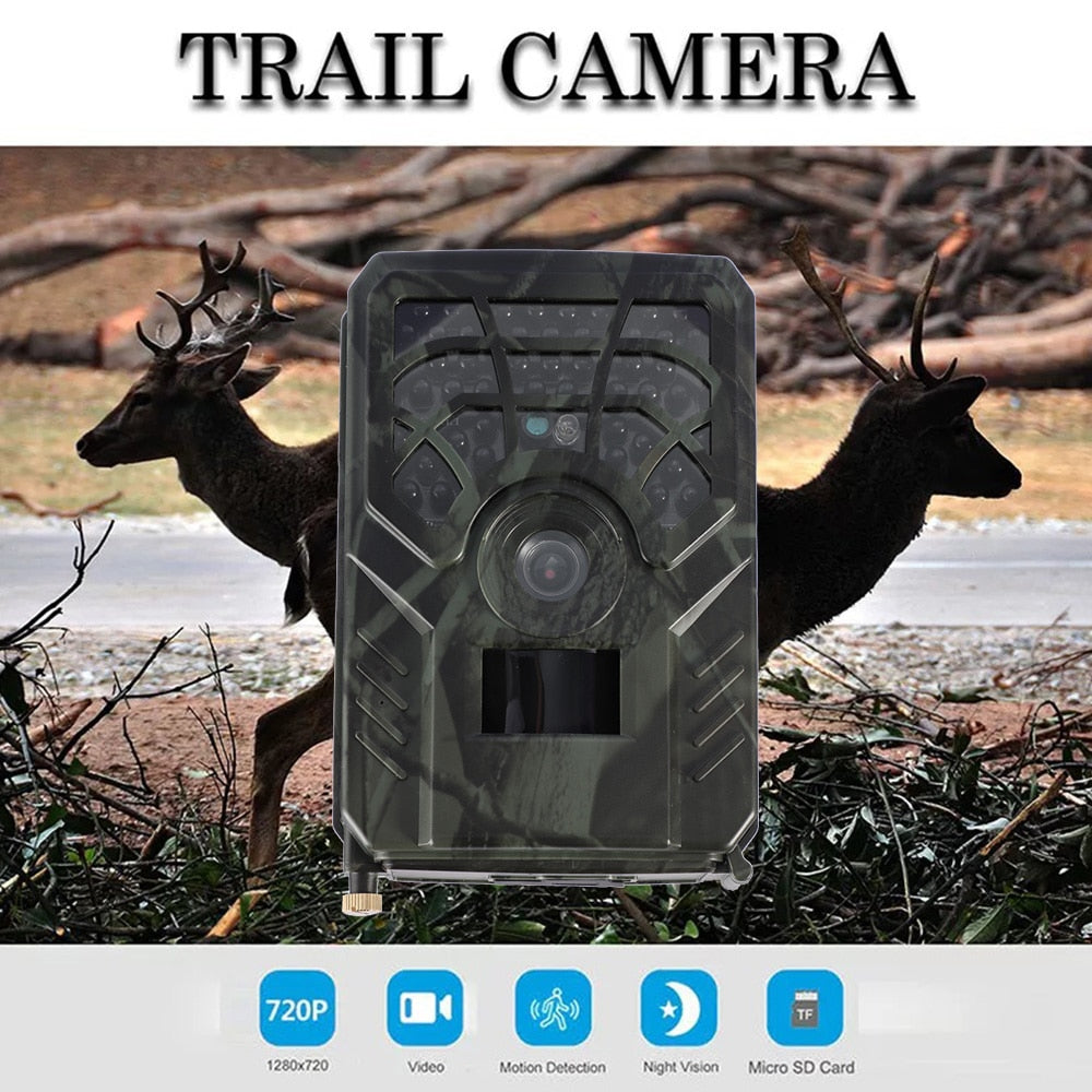 720P Outdoor Trail Camera Wildlife Monitoring Night Vision