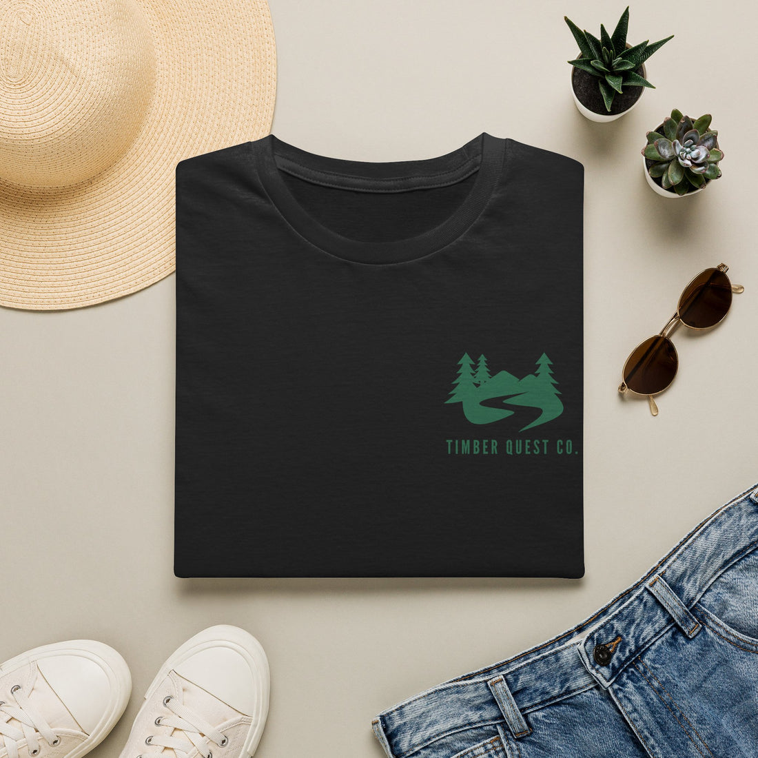 Timber Quest Co. Forest Logo T-Shirt
