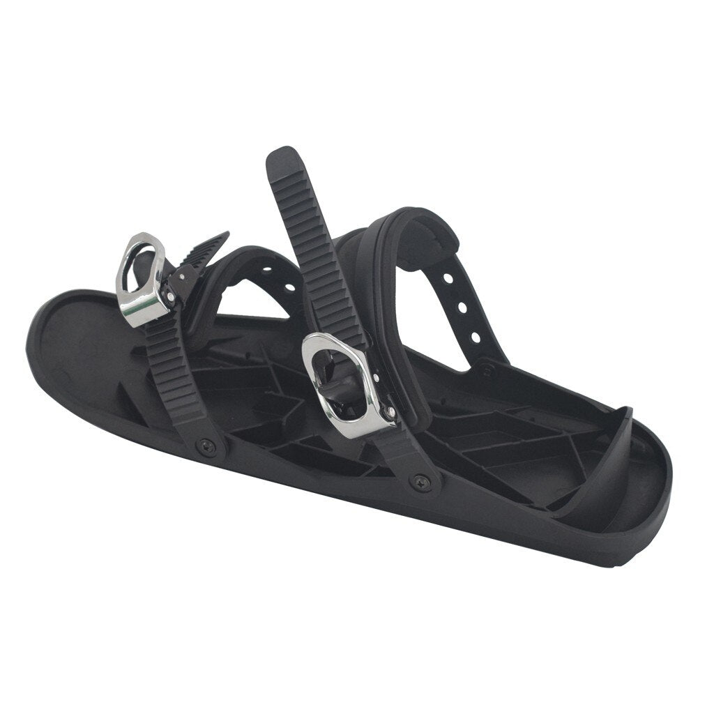 Adjustable Mini Snow Skis With Portable Bindings