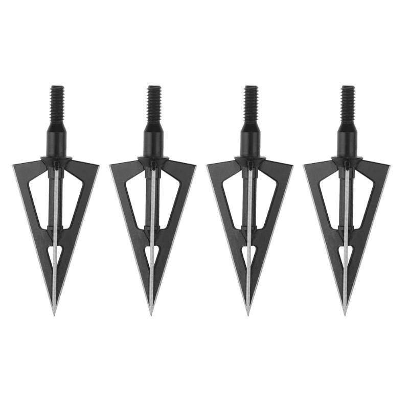 4Pcs 3-Blade Hunting Broadheads
