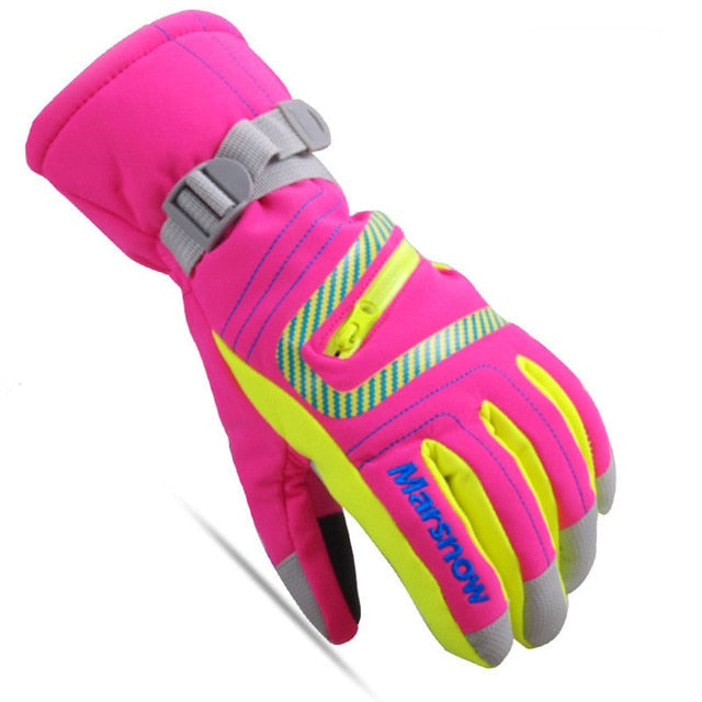Winter Waterproof Ski Gloves for Men Women Kids