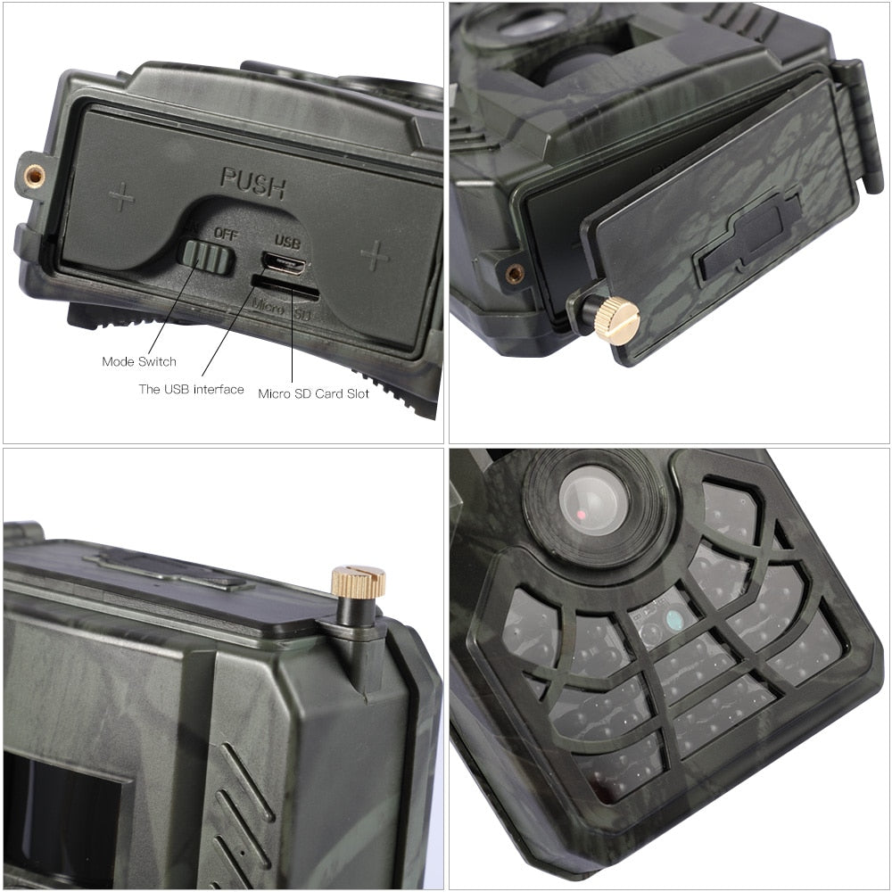 720P Outdoor Trail Camera Wildlife Monitoring Night Vision