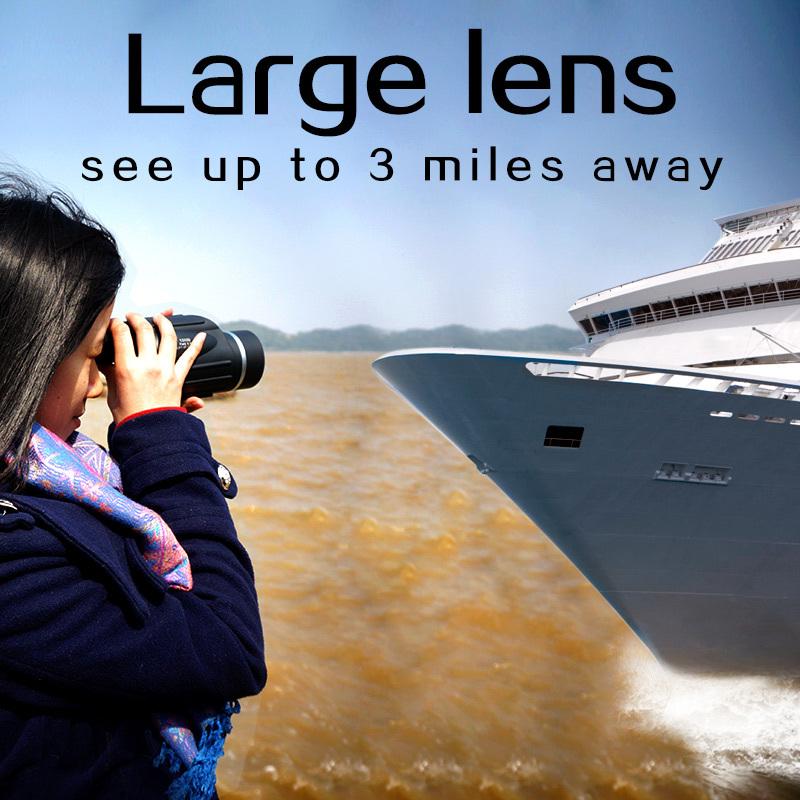 13x50 High-Power Handheld Monocular Telescope Outdoor Viewing Scope