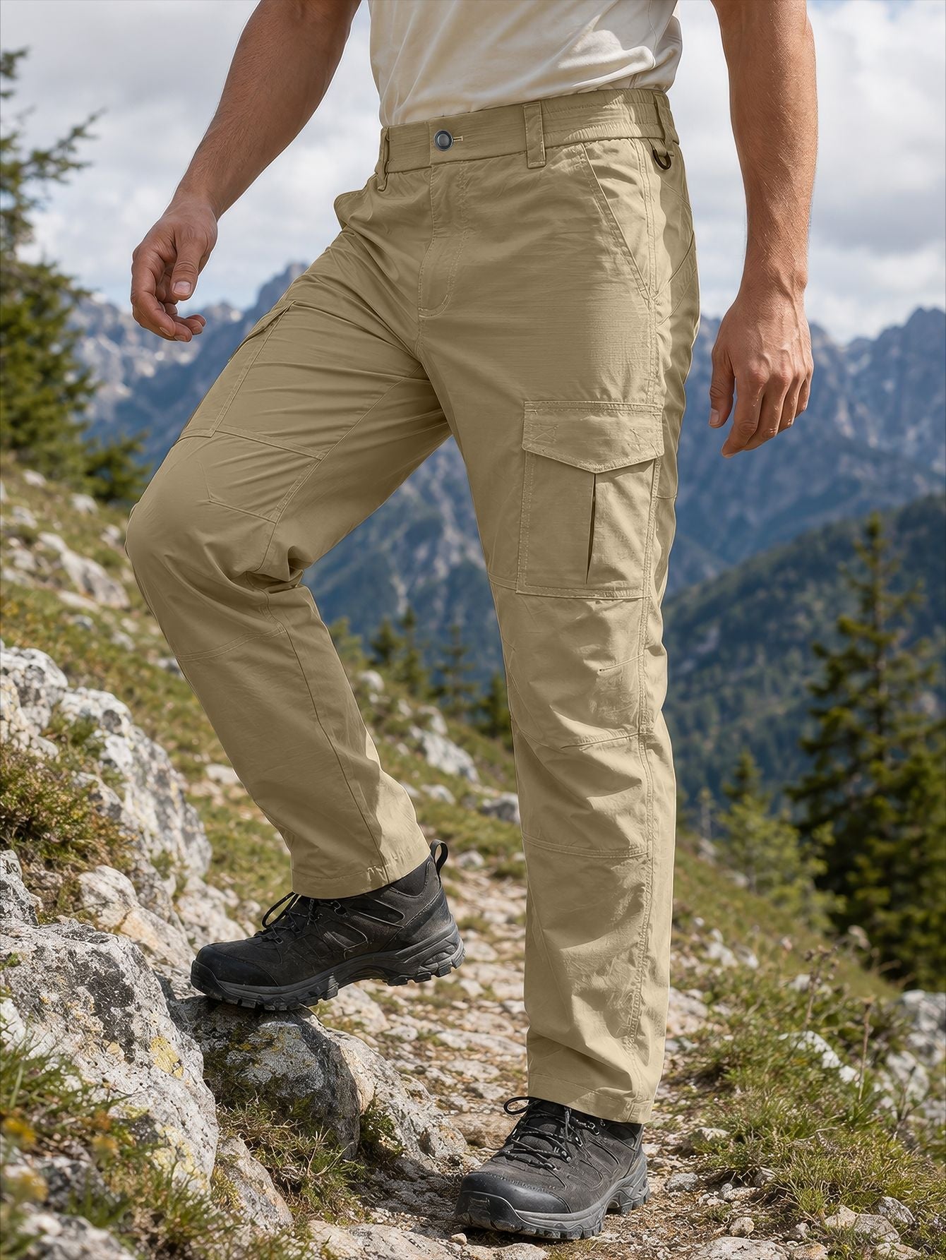 Waterproof Multi-Pocket Workwear Hiking Pants