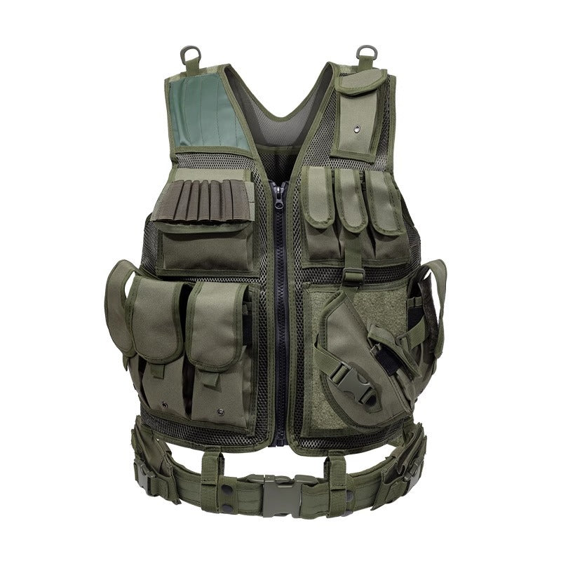 Outdoor Multi-Pocket Camouflage Training Utility Vest