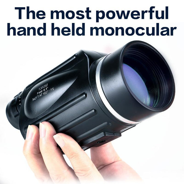 13x50 High-Power Handheld Monocular Telescope Outdoor Viewing Scope