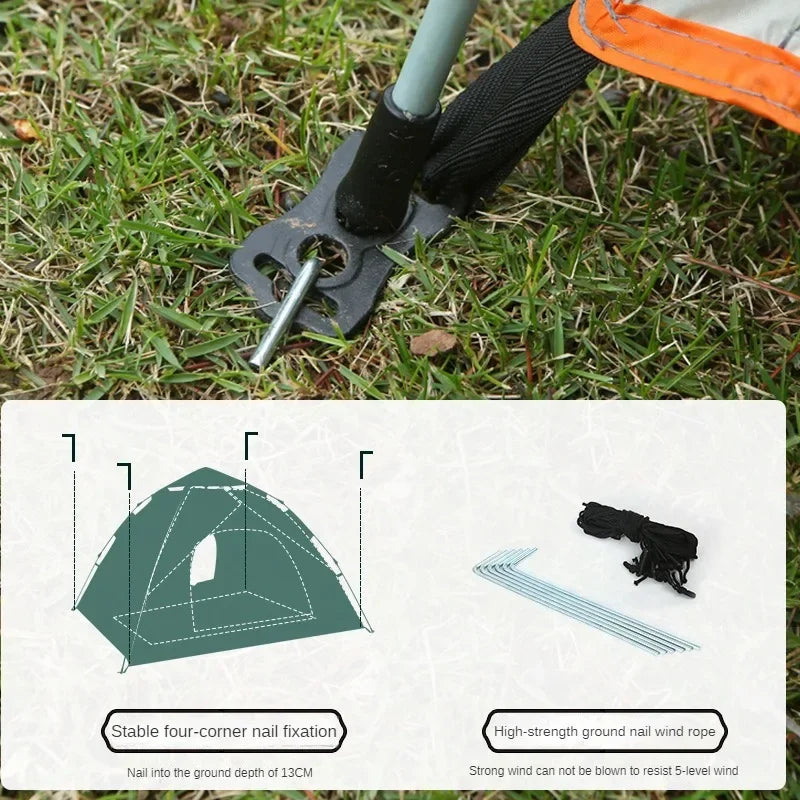Automatic Quick Opening Two Person Camping Tent
