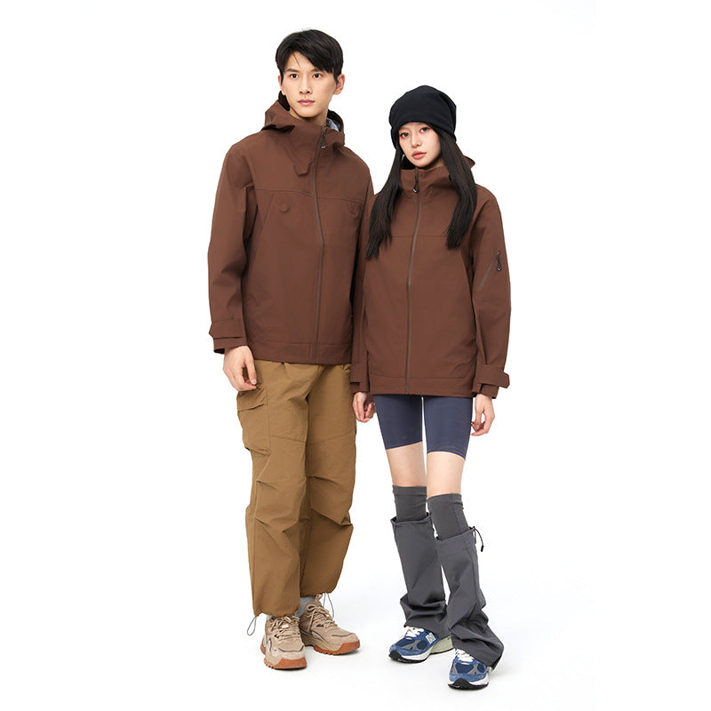 Mountain Hard Shell Windproof Waterproof Mountaineering Jacket