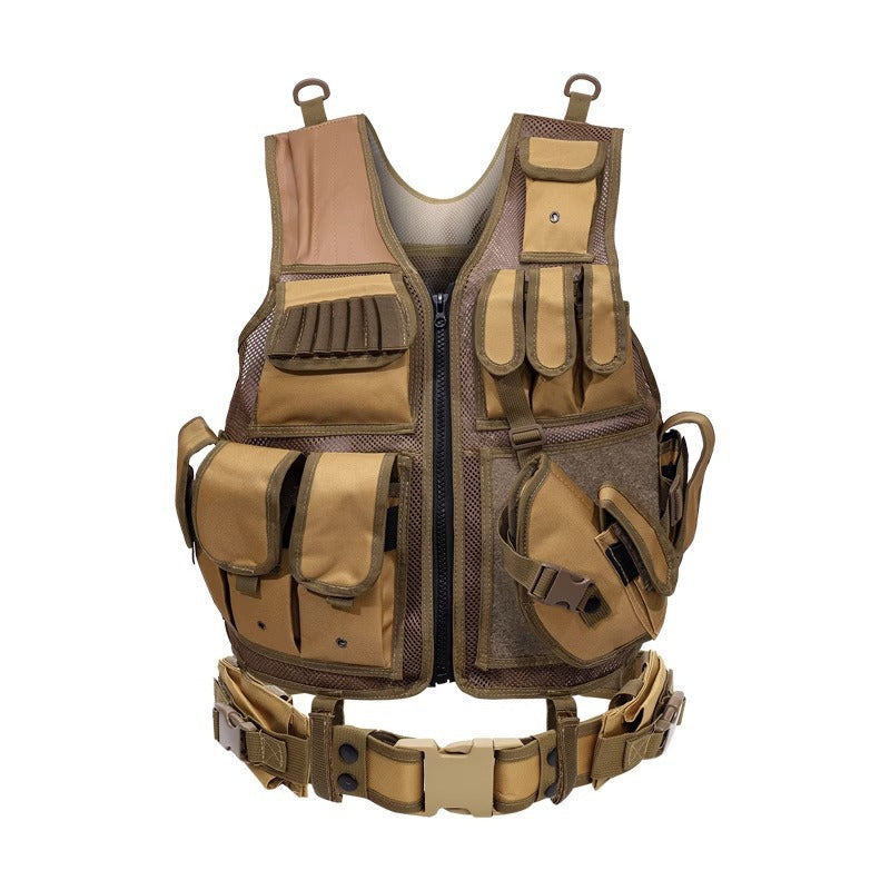 Outdoor Multi-Pocket Camouflage Training Utility Vest