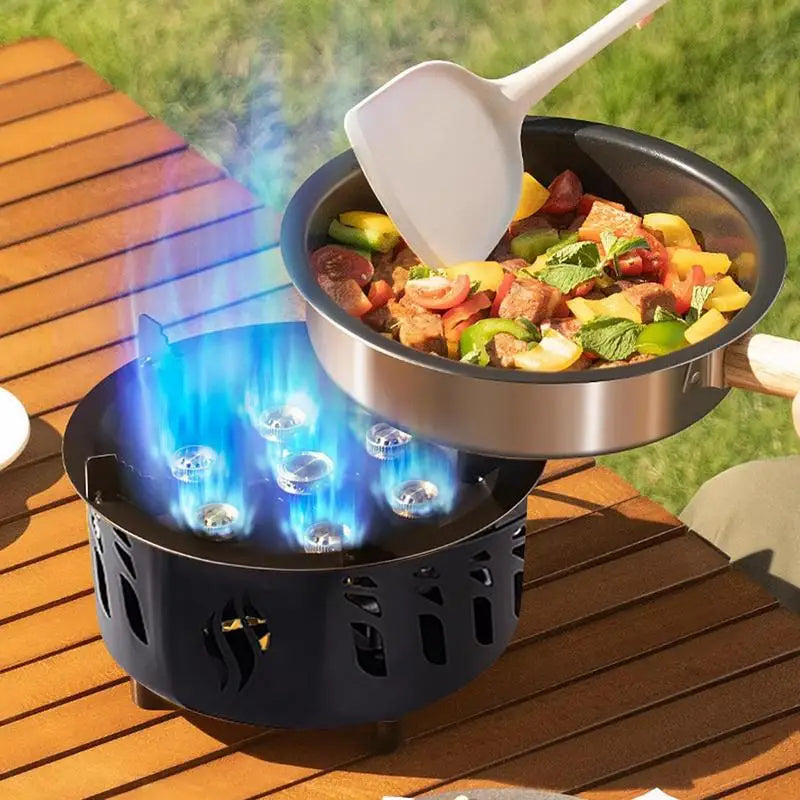 Portable Camping Gas Burner Outdoor Hiking Stove With Carrying Bag