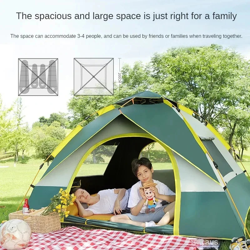 Automatic Quick Opening Two Person Camping Tent