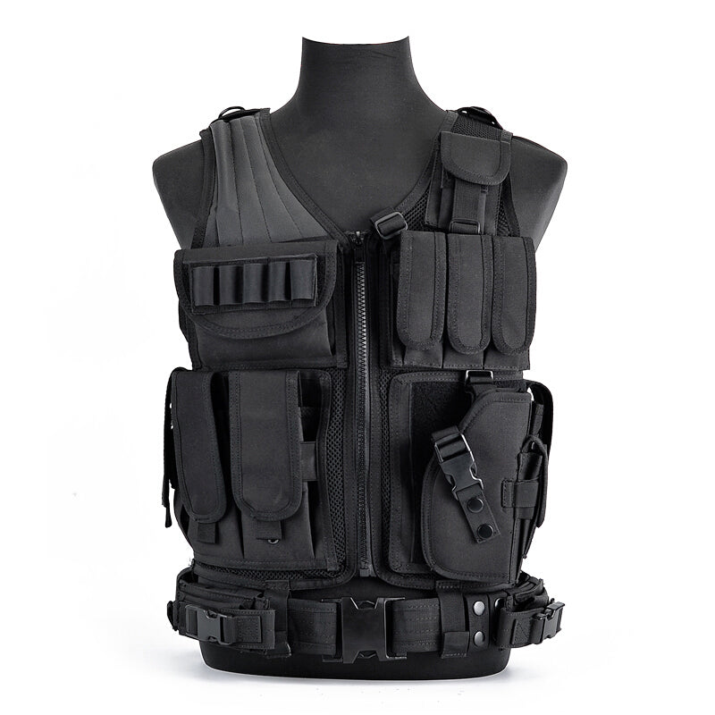Outdoor Multi-Pocket Camouflage Training Utility Vest