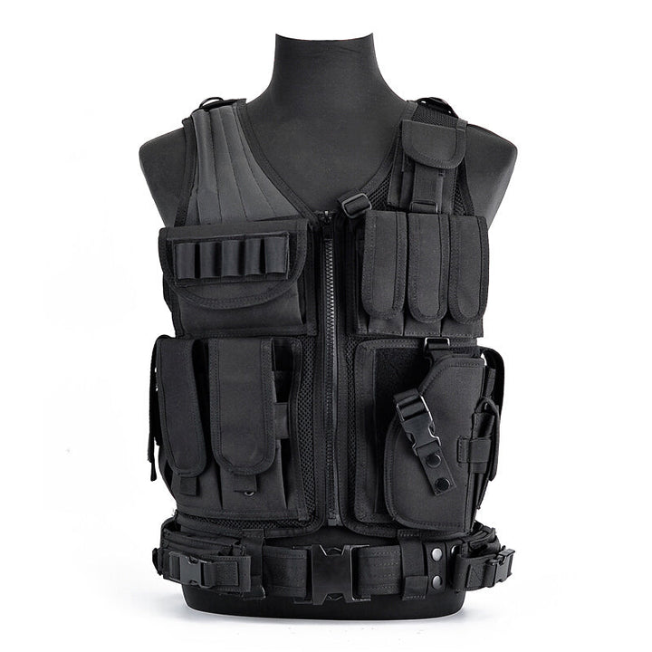 Outdoor Multi-Pocket Camouflage Training Utility Vest