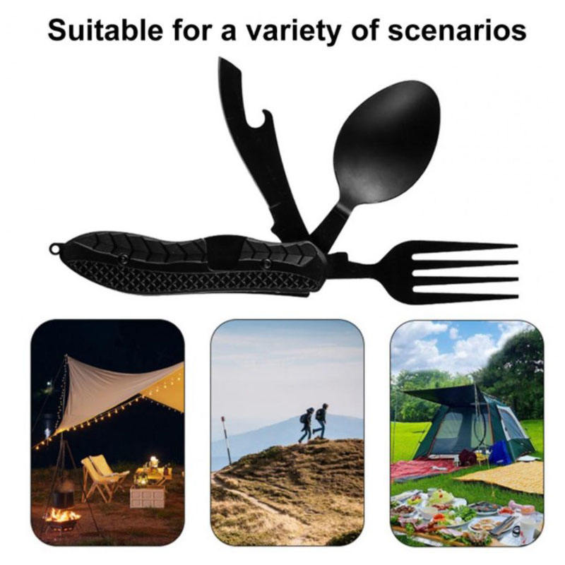 Multifunctional Stainless Steel Outdoor Camping Tableware Set