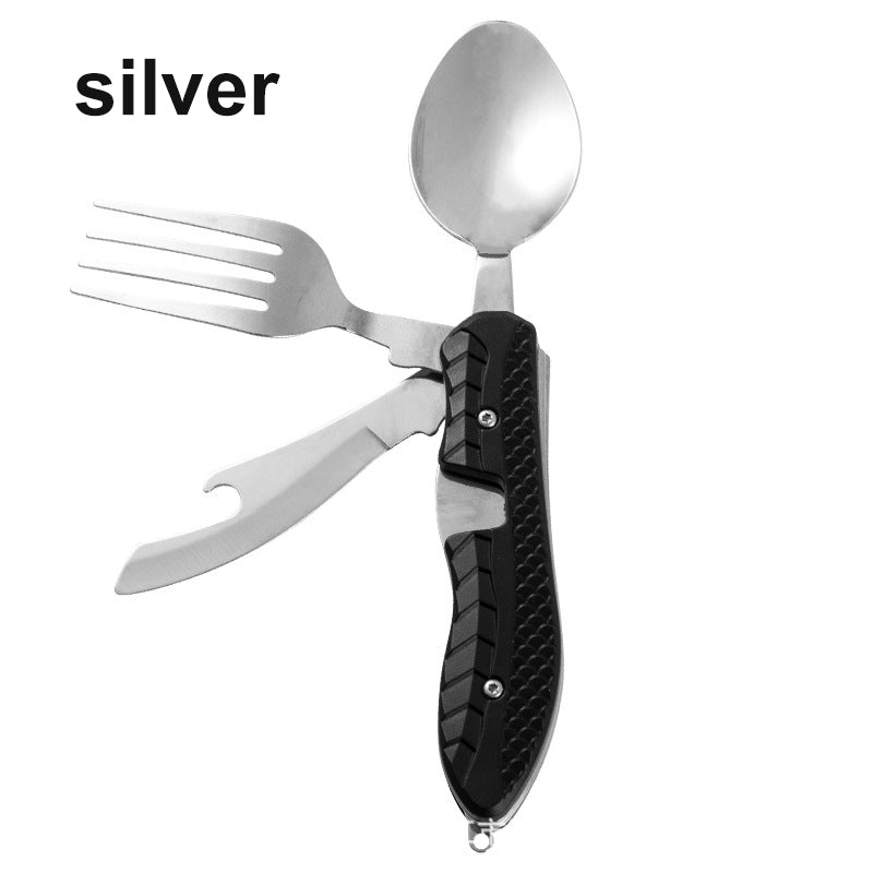 Multifunctional Stainless Steel Outdoor Camping Tableware Set