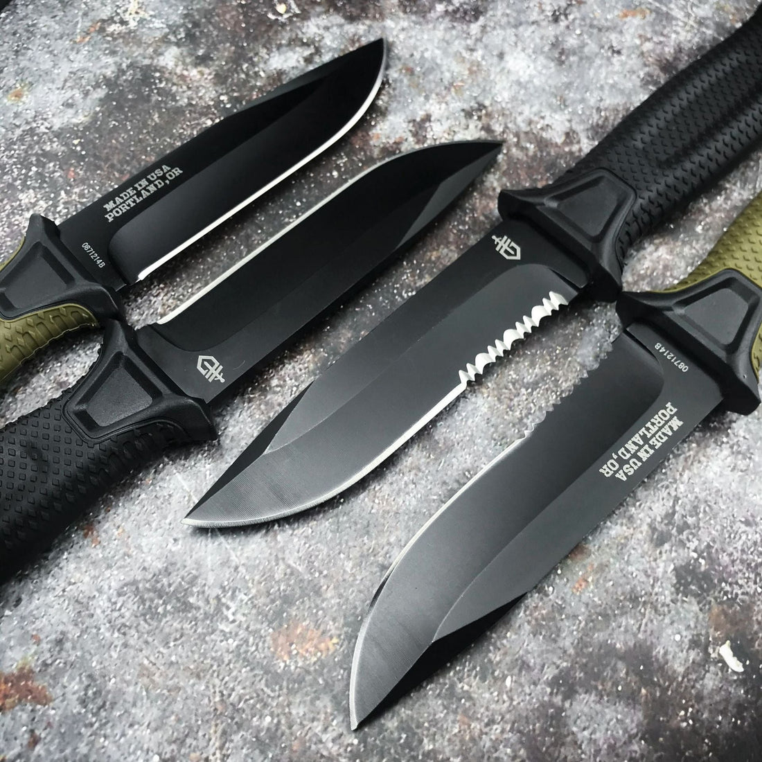 Outdoor Wilderness Straight Utility Knife Collection