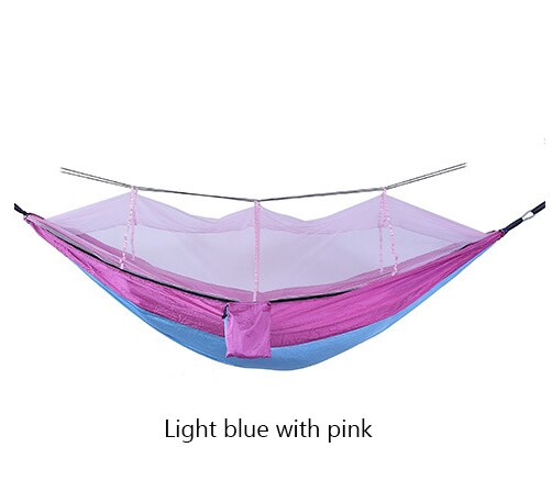 210T Nylon Outdoor Anti-Mosquito Camping Hammock