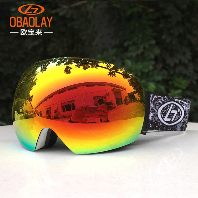 Double Layer UV Anti Fog Ski Snowboard Goggles