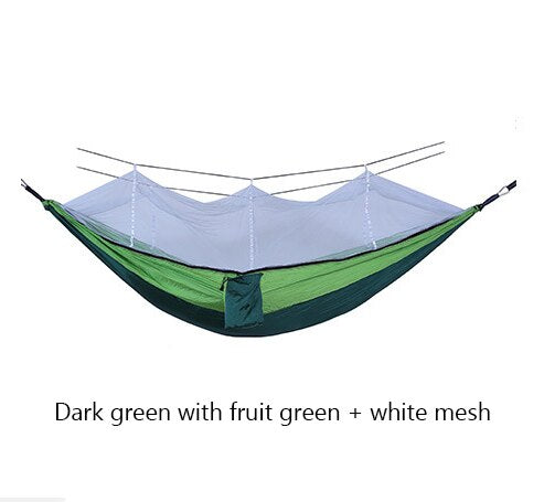 210T Nylon Outdoor Anti-Mosquito Camping Hammock