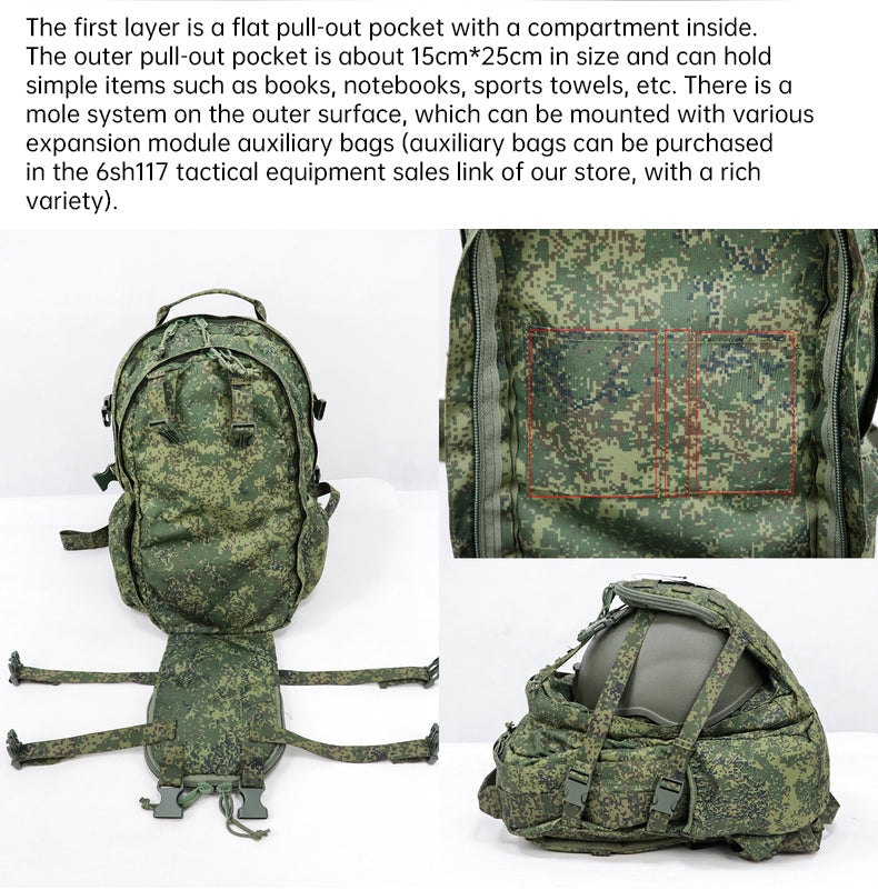 Russian Mammoth B Tactical Mountain Assault Backpack