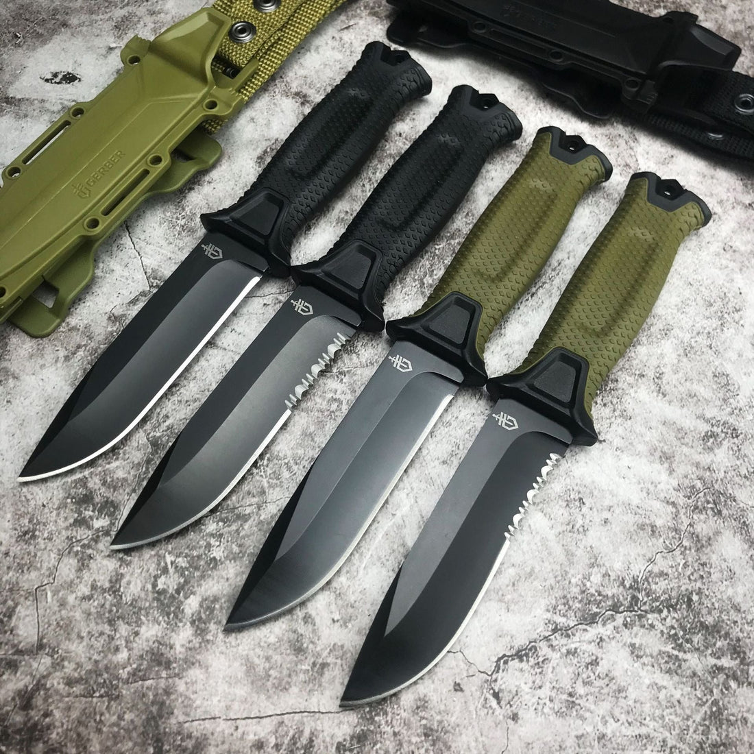 Outdoor Wilderness Straight Utility Knife Collection