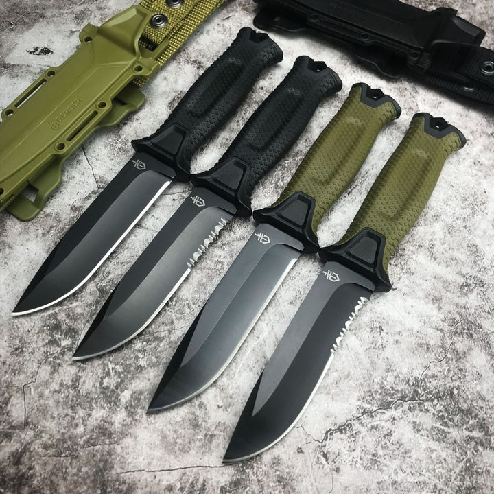 Outdoor Wilderness Straight Utility Knife Collection