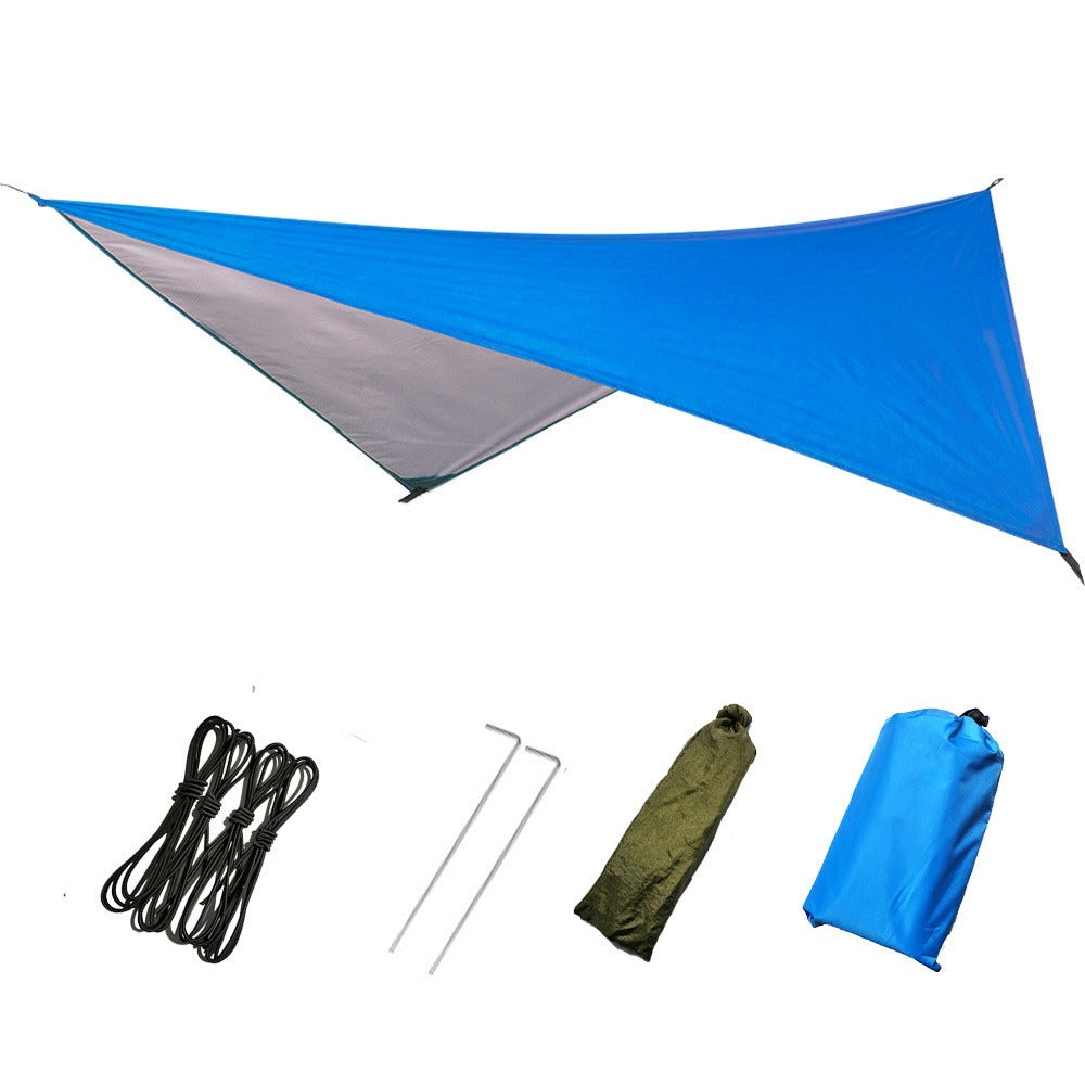 Waterproof Triangular Outdoor Camping Canopy Sunshade Tent