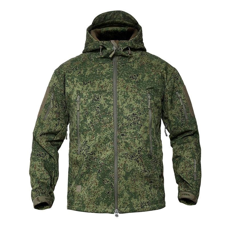 Men's Camouflage Waterproof Hooded Winter Outdoor Jacket
