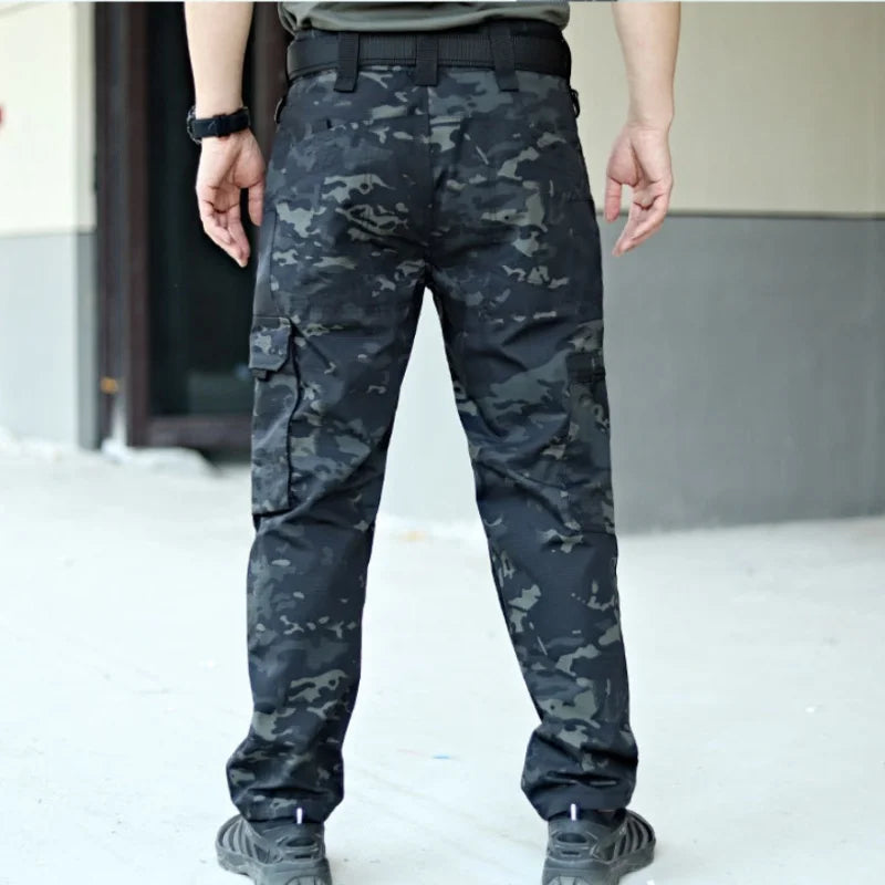 Men's Waterproof Multi-Pocket Outdoor Tactical Cargo Pants