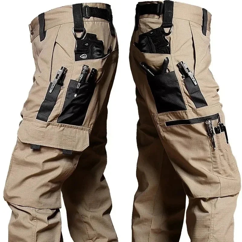 Men's Waterproof Multi-Pocket Outdoor Tactical Cargo Pants