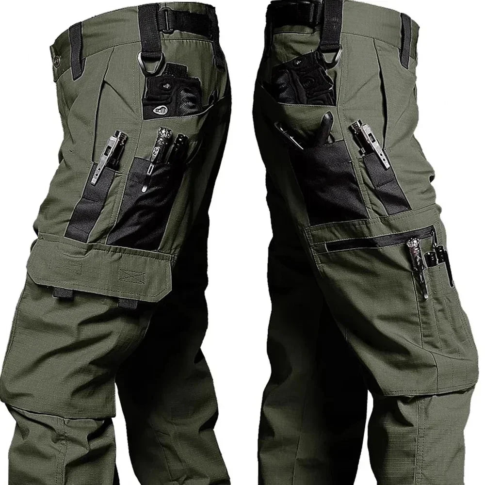 Men's Waterproof Multi-Pocket Outdoor Tactical Cargo Pants