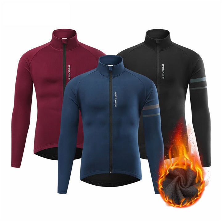 Men's Outdoor Mountain Off-Road Fleece Cycling Clothing