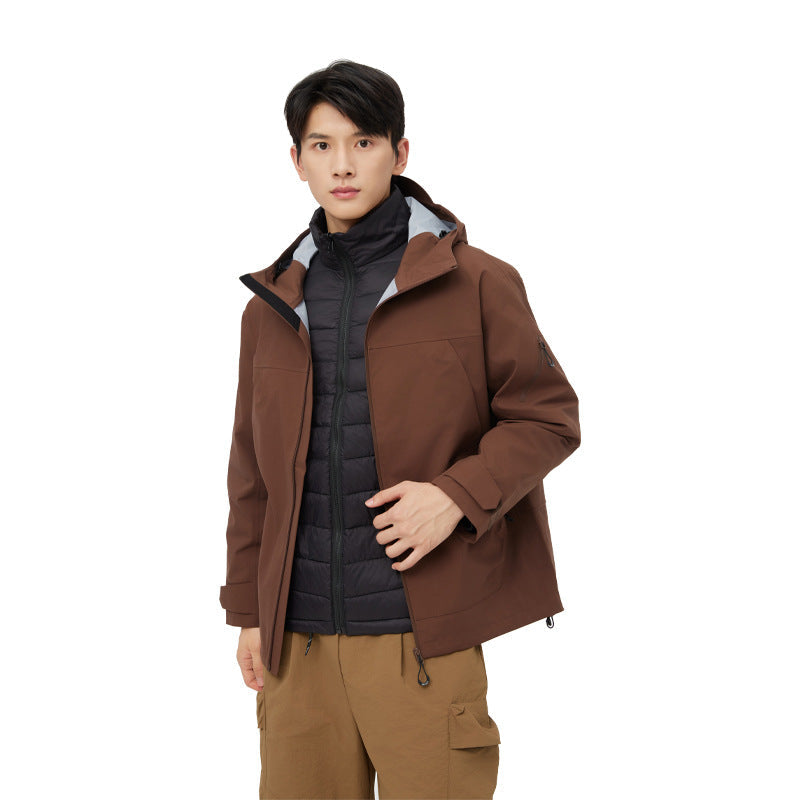 Mountain Hard Shell Windproof Waterproof Mountaineering Jacket