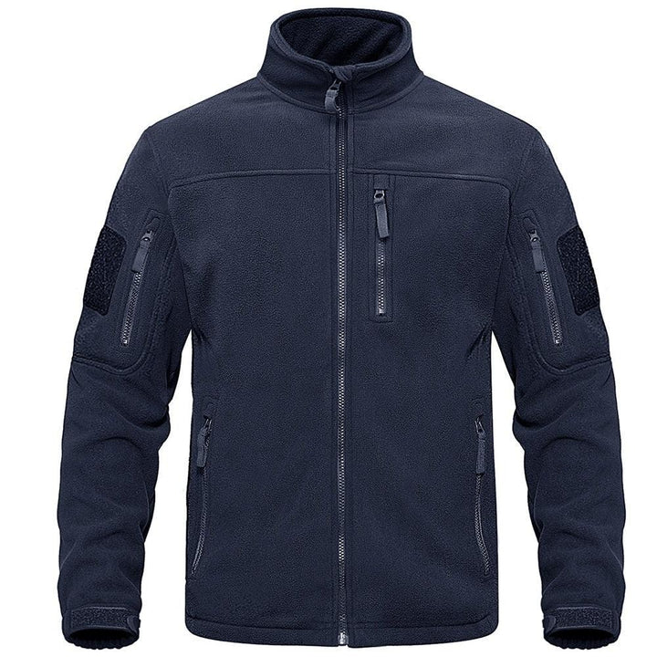 Men's Warm Multi-Pocket Outdoor Tactical Fleece Jacket