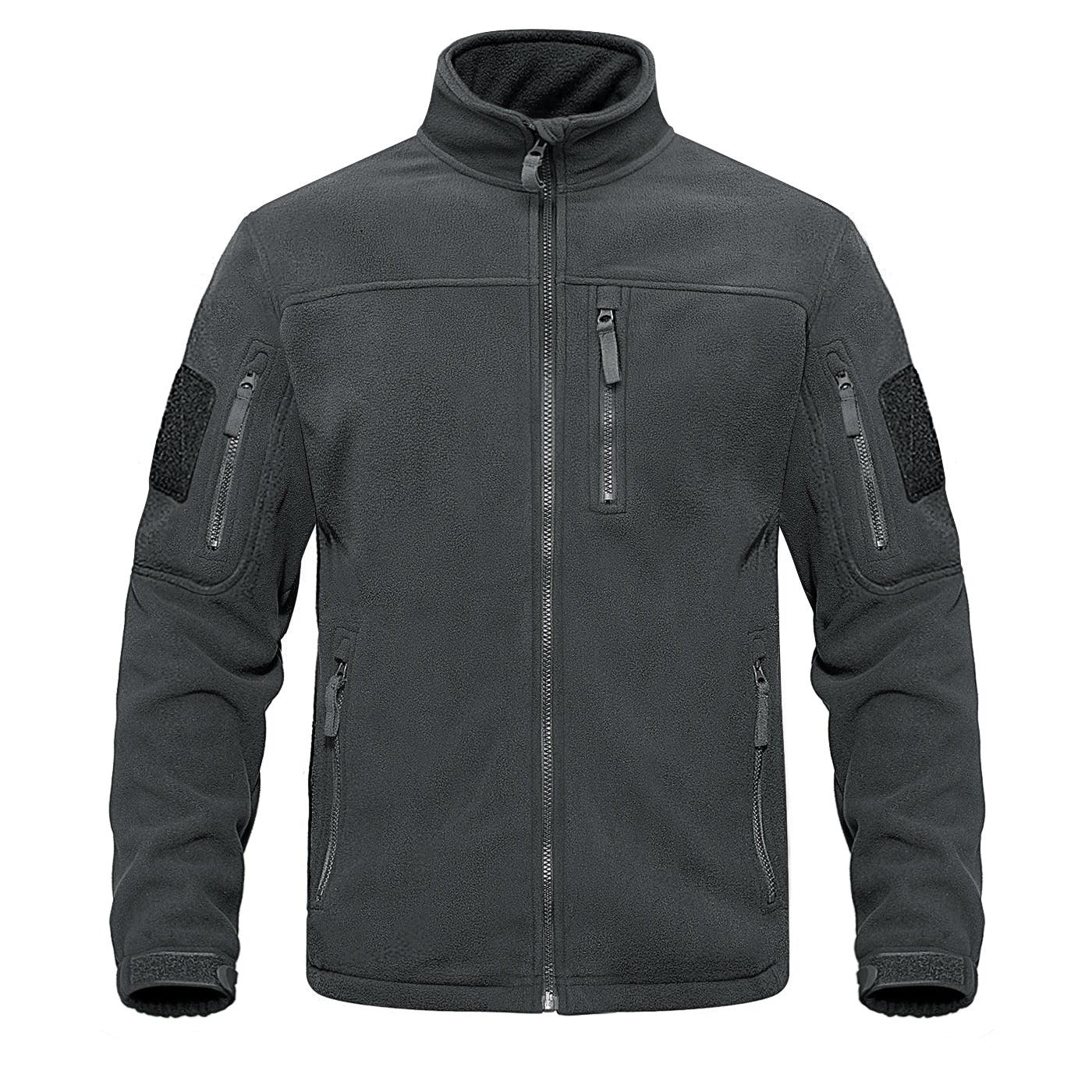 Men's Warm Multi-Pocket Outdoor Tactical Fleece Jacket