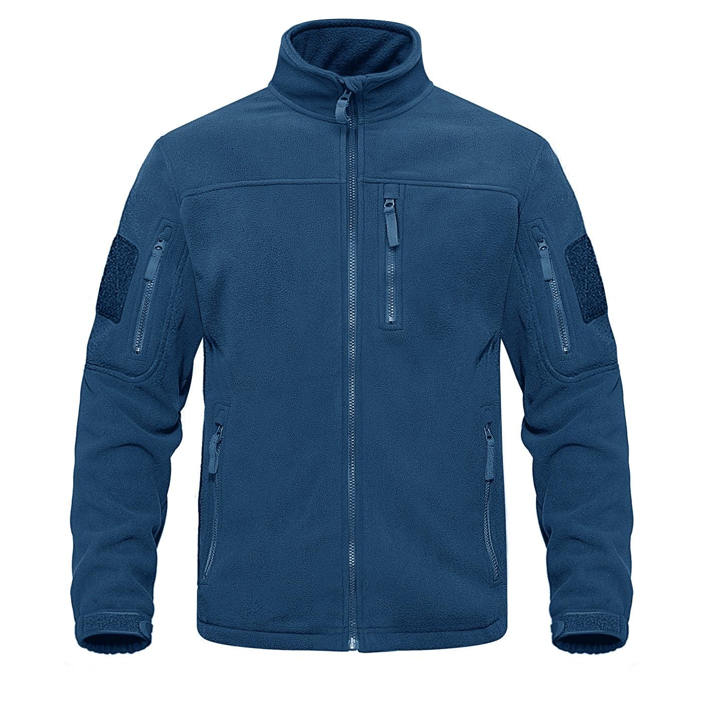 Men's Warm Multi-Pocket Outdoor Tactical Fleece Jacket