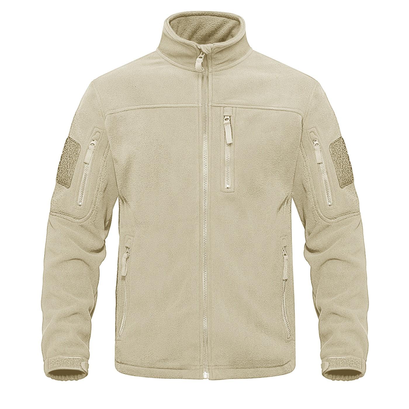 Men's Warm Multi-Pocket Outdoor Tactical Fleece Jacket