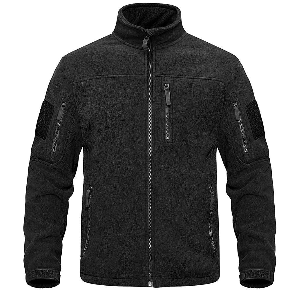 Men's Warm Multi-Pocket Outdoor Tactical Fleece Jacket