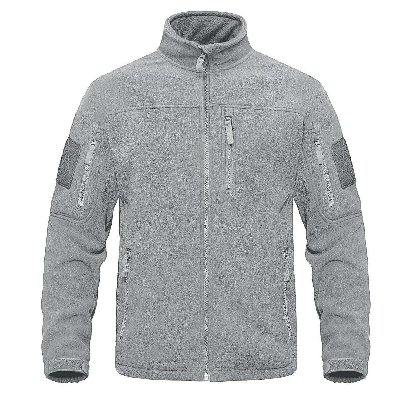 Men's Warm Multi-Pocket Outdoor Tactical Fleece Jacket